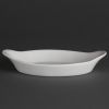 Olympia Whiteware Oval Eared Dishes 204mm (6 pack)
