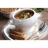 Olympia Whiteware Lion Head Soup Bowls 475ml/16.5oz (6 pack)