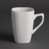 Olympia Whiteware Rounded Square Mugs 284ml 10oz (Pack of 12)