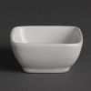 Olympia Whiteware Miniature Rounded Square Dishes 60mm (12 pack)