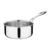 Vogue Stainless Steel & Aluminium Tri-Wall Saucepan 160mm