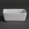 Olympia Mini Square Dishes White 90ml 85mm (12 Pack)