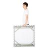 Bolero HDPE Square Folding Table 3ft White (Single)