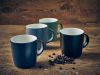 GenWare Porcelain Matt Blue Cosy Mug 35cl/ 12.3oz - Pack of 6