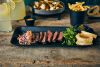 GenWare Black Vintage Steel Tray 36 x 16.5cm - Pack of 12