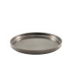 GenWare Vintage Steel Presentation Plate 26.5cm - Pack of 6
