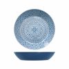 Blue Marrakesh Melamine Bowl 42.5 x 8cm