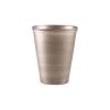 GenWare Beaded Vintage Steel Serving Cup 38cl/ 13.4oz - Pack of 12