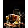 Large Table Chalk Board Dark Wood 21X45cm