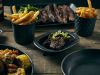 GenWare Black Vintage Steel Hammered Serving Cup  8.5 x 8.5cm - Pack of 12