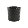 GenWare Black Vintage Steel Hammered Serving Cup  8.5 x 8.5cm - Pack of 12