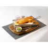 Placemat Silver 45 x 30cm PVC