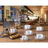 Genware Porcelain Bowl Shaped Cup 9cl/ 3oz - Pack of 6