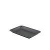 GenWare Black Vintage Steel Tray 20 x 14cm - Pack of 24