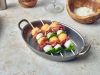 GenWare Vintage Steel Oval Dish 20.75 x 15.75cm - Pack of 6