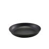 GenWare Black Vintage Steel Coupe Plate 24cm - Pack of 12