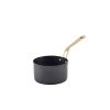 GenWare Black Vintage Steel Mini Sauce Pan 9 x 5.25cm - Pack of 6