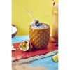 Genware Brown Pineapple Tiki Mug 40cl/14oz - Pack of 4