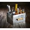 Galvanised Steel Rectangular Table Caddy 24.5x15.5x12.5cm