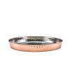 GenWare Hammered Copper Plated Presentation Plate 25cm - Pack of 12