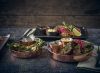 GenWare Hammered Copper Plated Presentation Plate 25cm - Pack of 12