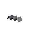 GenWare Black Vintage Steel Fast Food Stand 2 Slot - Pack of 12