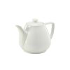 Genware Porcelain Contemporary Teapot 92cl/ 32oz - Pack of 6