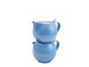GenWare Porcelain Blue Teapot with St/ St Lid & Infuser 50cl/ 17.6oz - Pack of 6