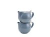 GenWare Porcelain Grey Teapot with St/ St Lid & Infuser 50cl/ 17.6oz - Pack of 6