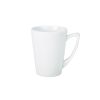 Genware Porcelain Angled Handled Mug 35cl/ 12.25oz - Pack of 6