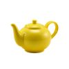 Genware Porcelain Yellow Teapot 45cl/ 15.75oz - Pack of 6