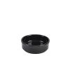 Genware Porcelain Black Round Dish 10cm/ 4