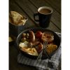 Genware Porcelain Black Latte Mug 34cl/ 12oz - Pack of 6