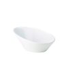 Genware Porcelain Oval Sloping Bowl 21cm/ 8.25