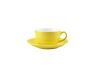 Genware Porcelain Yellow Saucer 16cm - Pack of 6