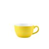 Genware Porcelain Yellow Bowl Shaped Cup 25cl/ 8.75oz - Pack of 6