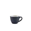 GenWare Porcelain Matt Blue Bowl Shaped Cup 9cl/ 3oz - Pack of 6