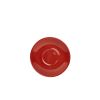 Genware Porcelain Red Saucer 13.5cm/ 5.25