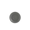 Genware Porcelain Matt Grey Saucer 12cm/ 4.75