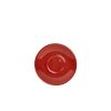 Genware Porcelain Red Saucer 12cm/ 4.75