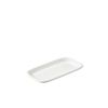 Genware Porcelain Rounded Rectangular Plate 19.5 x 10cm/ 7.75 x 4