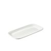 Genware Porcelain Rounded Rectangular Plate 29.5 x 15cm/ 11.5 x 6
