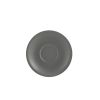 Genware Porcelain Matt Grey Saucer 16cm/ 6.25
