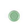 Genware Porcelain Green Saucer 13.5cm/ 5.25