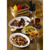 Genware Porcelain Oval Plate 25.4cm/ 10