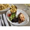 Genware Porcelain Oval Plate 28cm/ 11