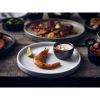 Genware Porcelain Low Presentation Plate 18cm/ 7