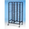 Black Epoxy Coated Tray Clearing Trolleys