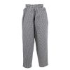 Chef Works Essential Baggy Pants Small Black Check