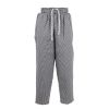 Chef Works Essential Baggy Pants Small Black Check